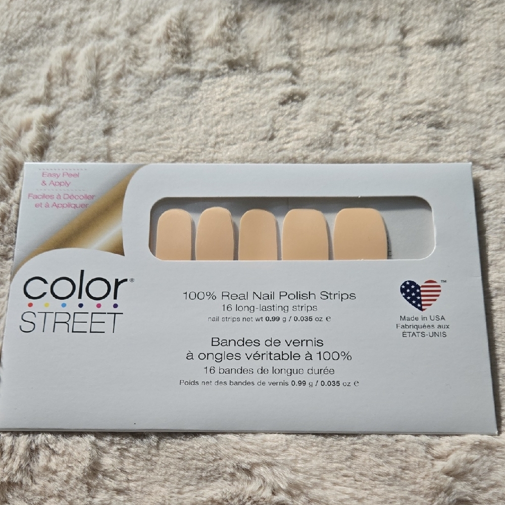2/$15 🩷 Color Street Nude Nail Polish Strips